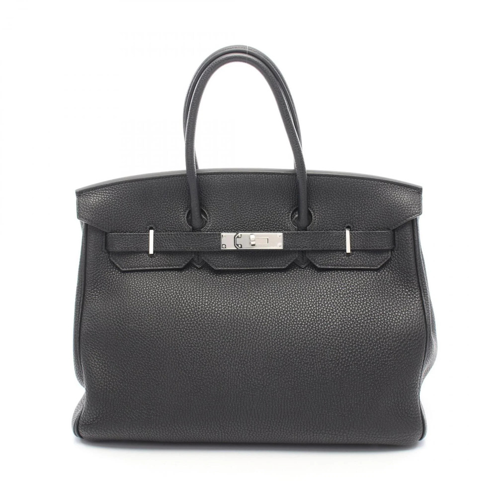 Hermes Birkin 35 Handbag, Leather, Togo Women's, Black